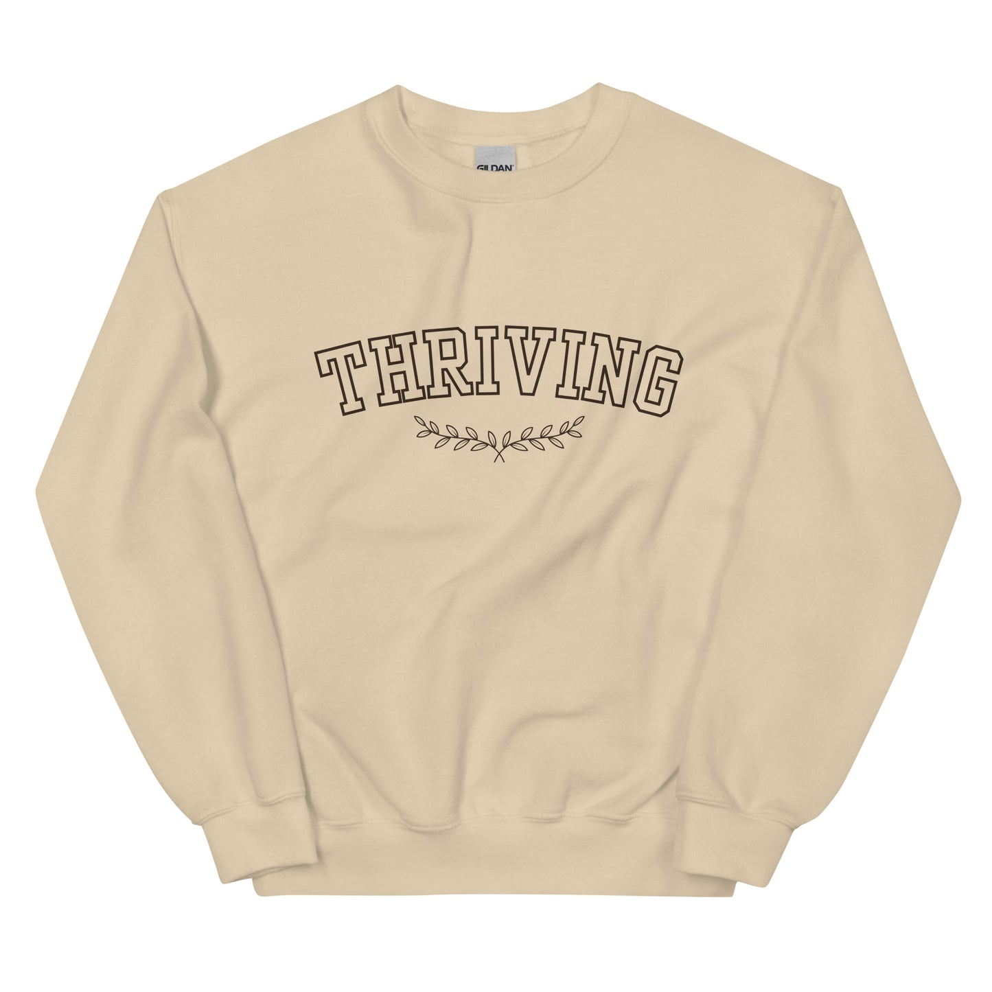 "Thriving" Crewneck (Sand)