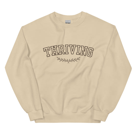 "Thriving" Crewneck (Sand)